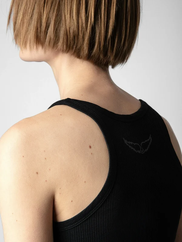 Zadig&Voltaire Alba Tank Top Black Store