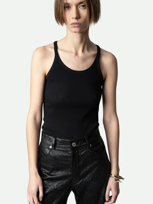 Zadig&Voltaire Alba Tank Top Black Store