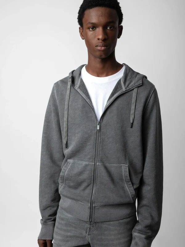 Zadig&Voltaire Alex Skull Sweatshirt Anthracite Hot