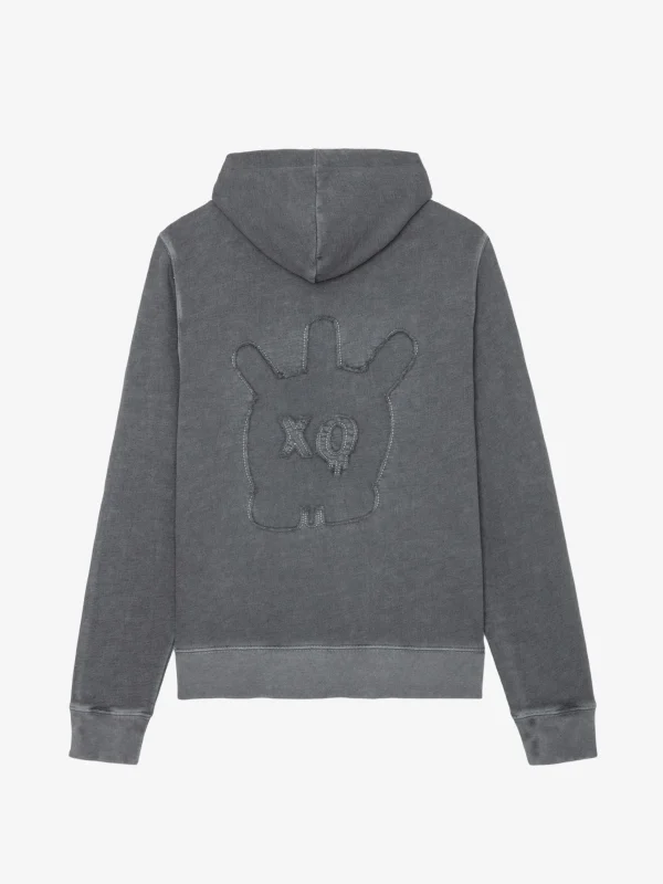 Zadig&Voltaire Alex Skull Sweatshirt Anthracite Hot