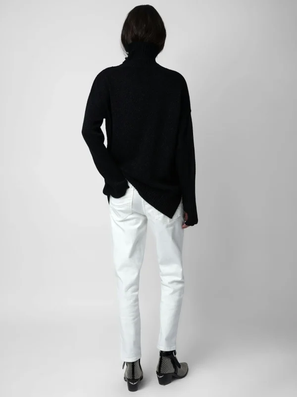 Zadig&Voltaire Alma Jewelled Cashmere Sweater Black Cheap