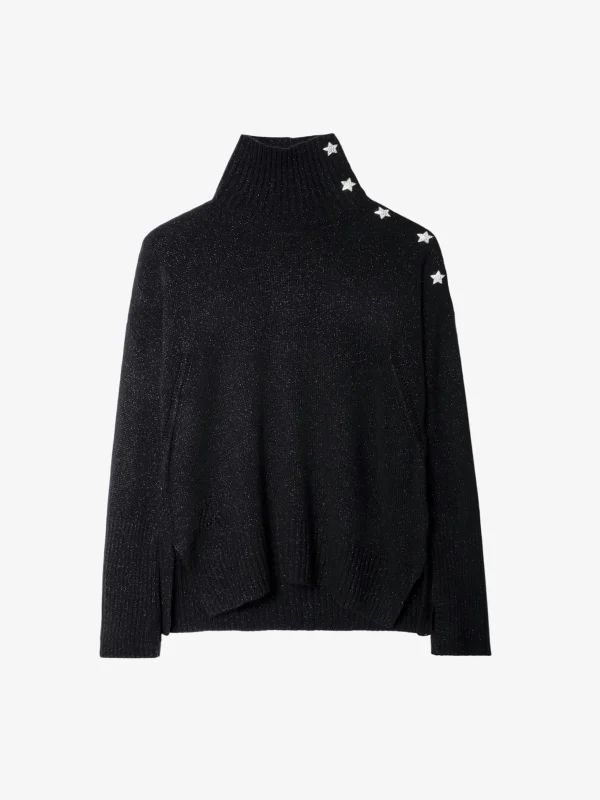 Zadig&Voltaire Alma Jewelled Cashmere Sweater Black Cheap