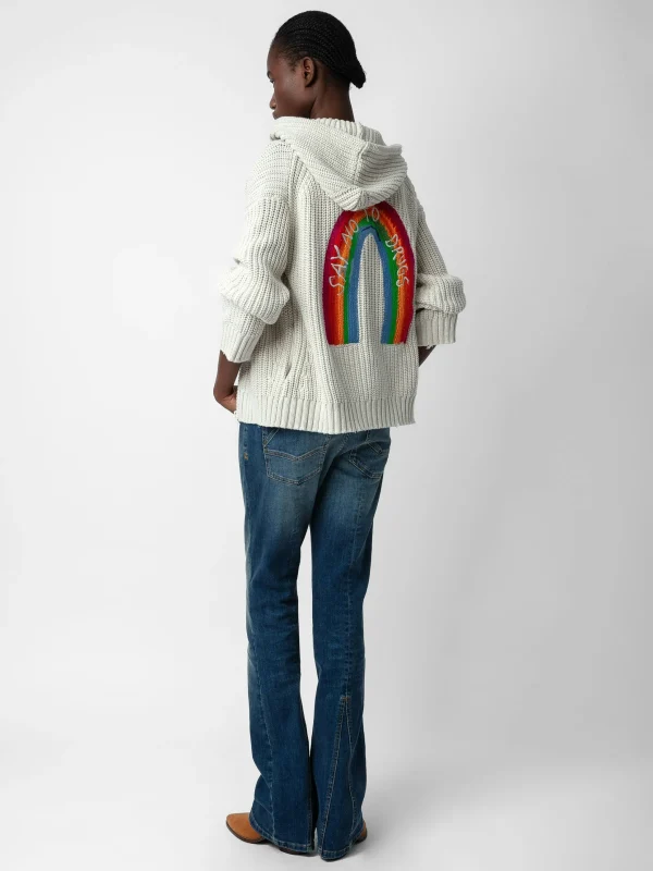 Zadig&Voltaire Anya Rainbow Cardigan Ecru Online
