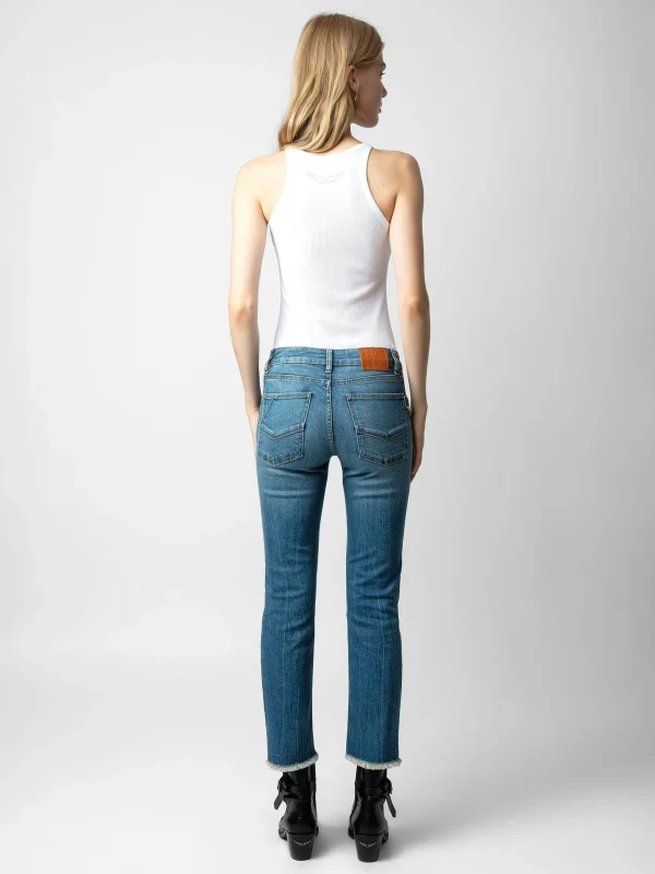 Zadig&Voltaire Ava Jeans Blue Sale