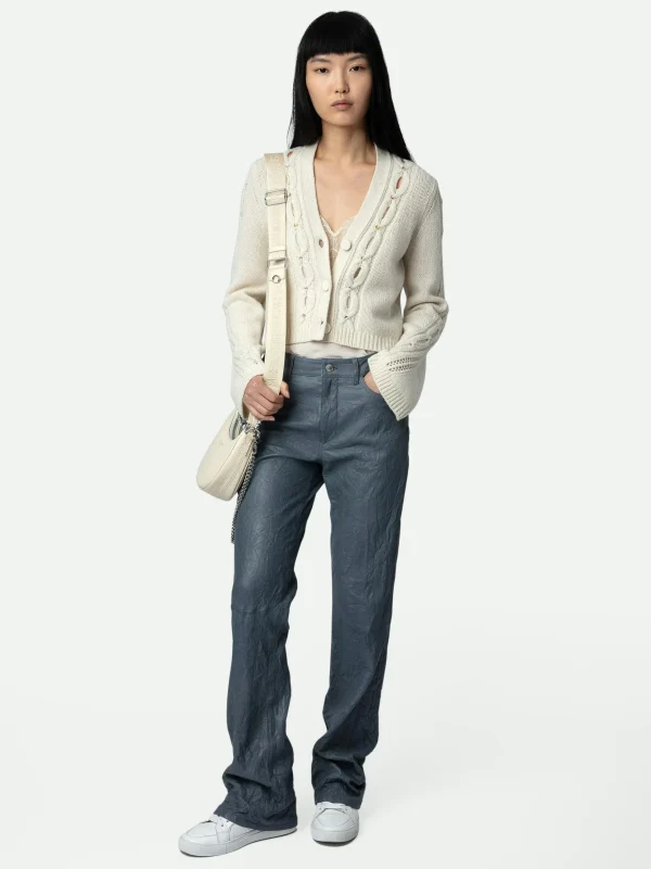 Zadig&Voltaire Barley Cardigan Ecru Fashion