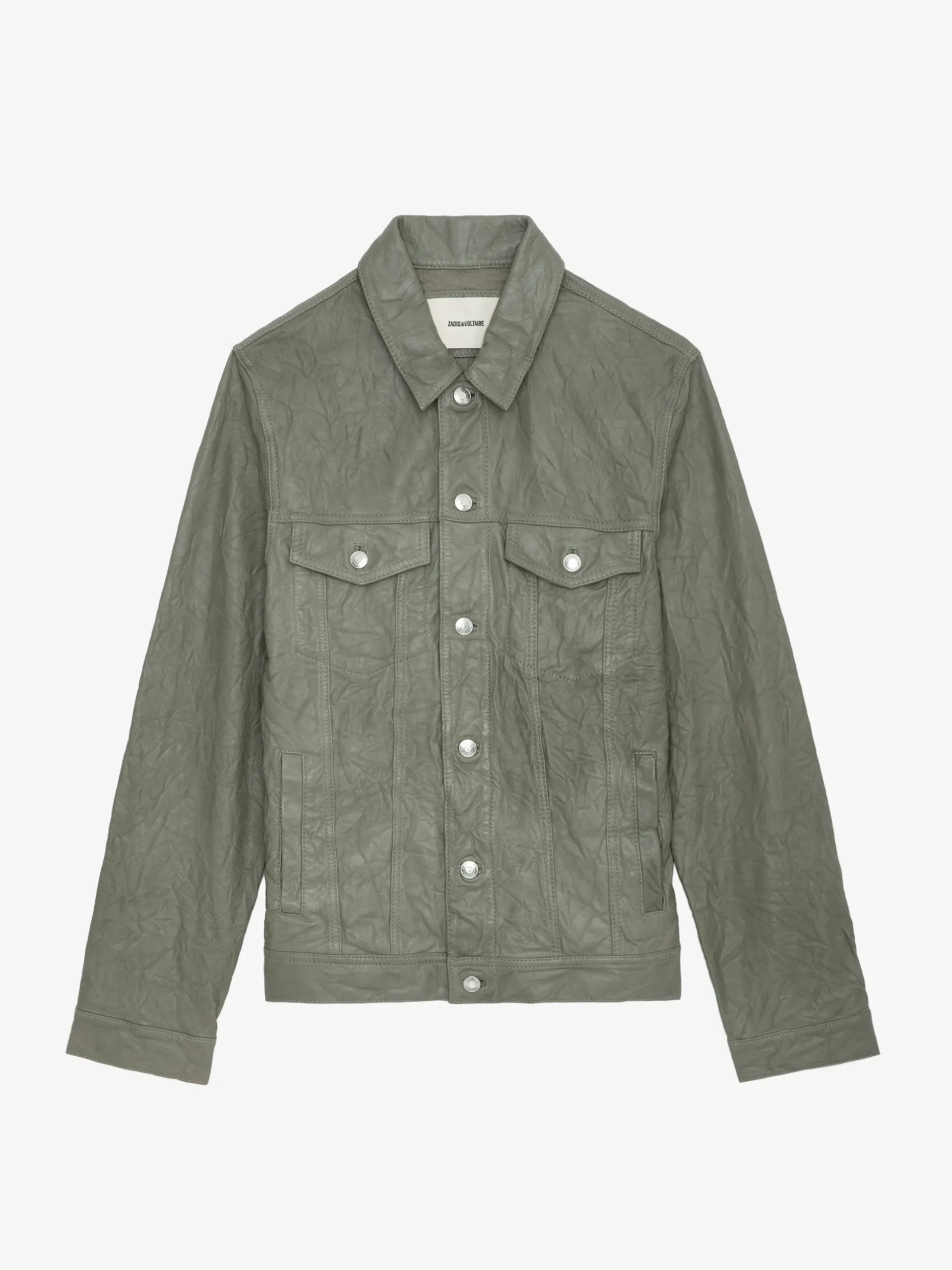 base_crinkled_leather_jacket_5.webp Zadig&Voltaire Base Crinkled Leather Jacket Treillis New