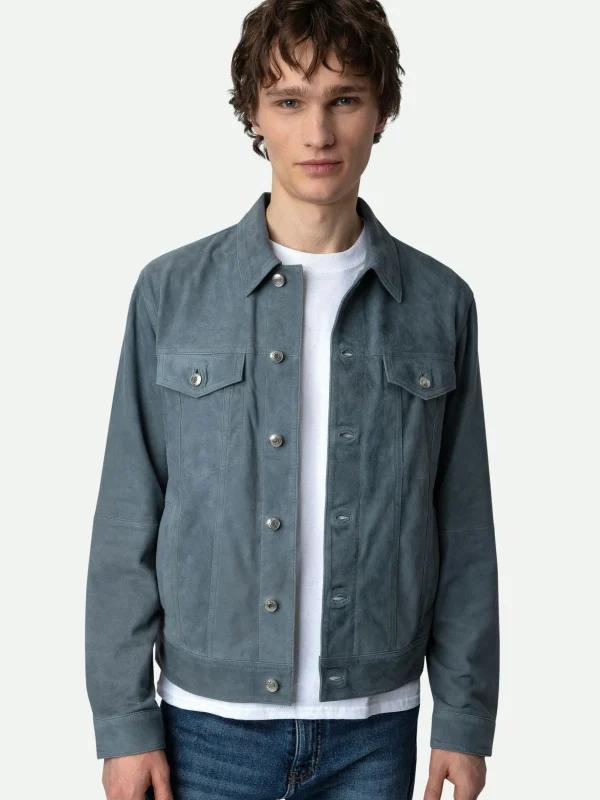 Zadig&Voltaire Base Suede Jacket Uniform Fashion