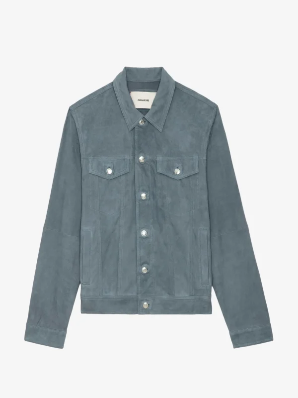 Zadig&Voltaire Base Suede Jacket Uniform Fashion