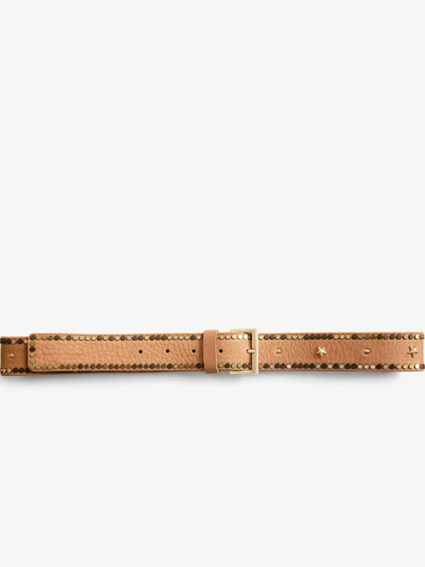 Zadig&Voltaire Belt Starlight Camel Outlet