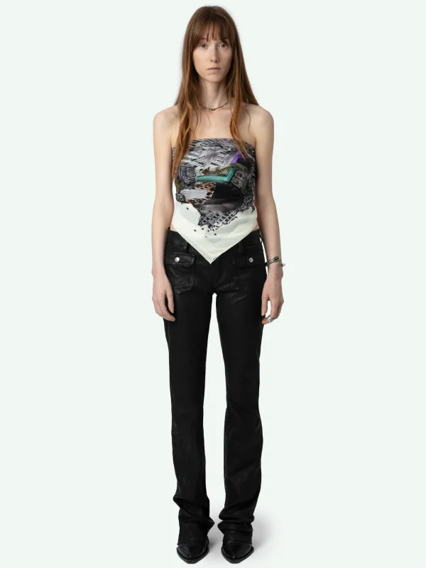 Zadig&Voltaire Blondie 85 Silk Scarf Flash Clearance