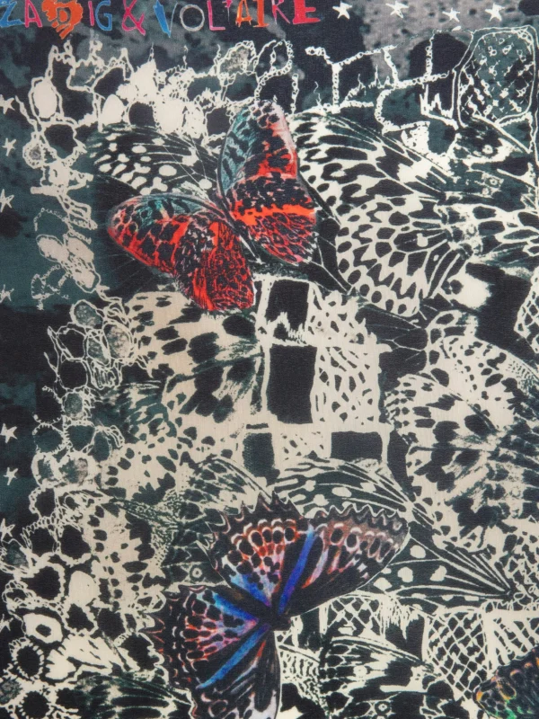 Zadig&Voltaire Blondie Silk Scarf Ink Sale