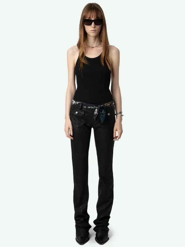 Zadig&Voltaire Blondie Silk Scarf Ink Sale