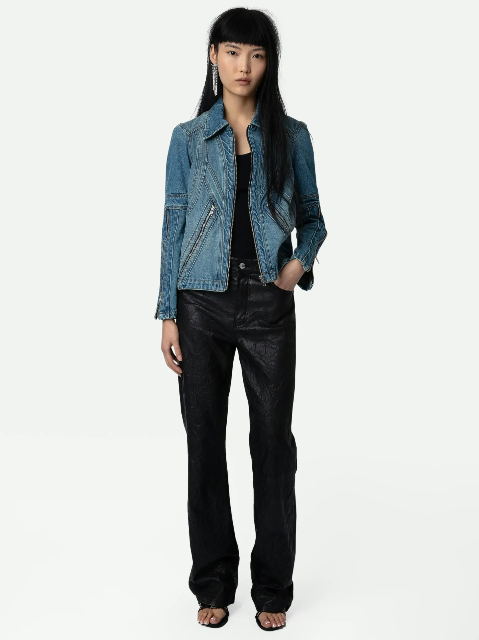 bons_denim_jacket_0.webp Zadig&Voltaire Bons Denim Jacket Light blue Online