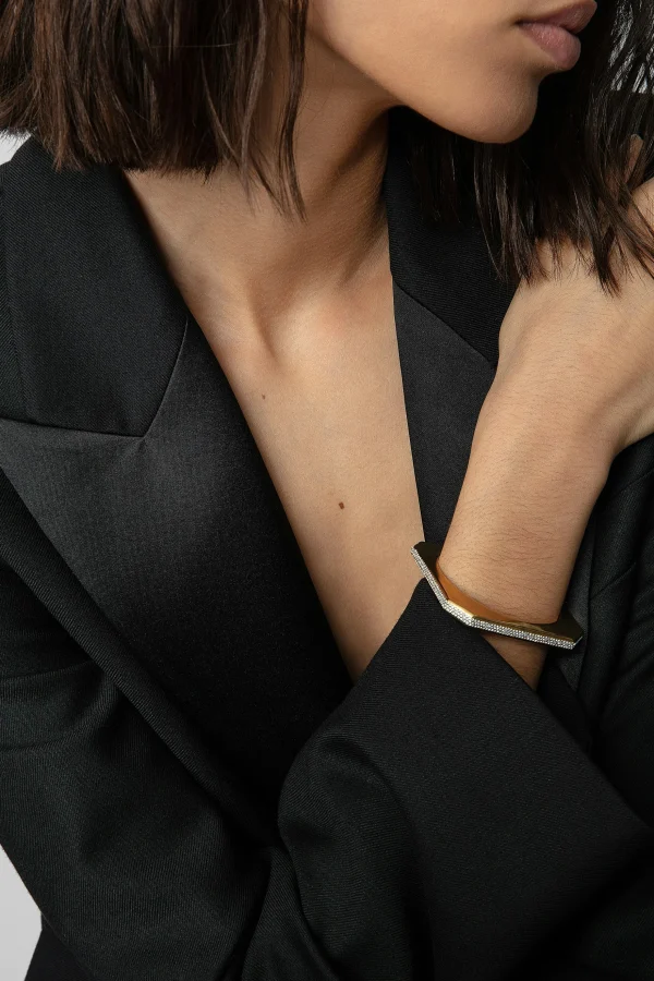 Zadig&Voltaire Cecilia Strass Bracelet Old gold Fashion