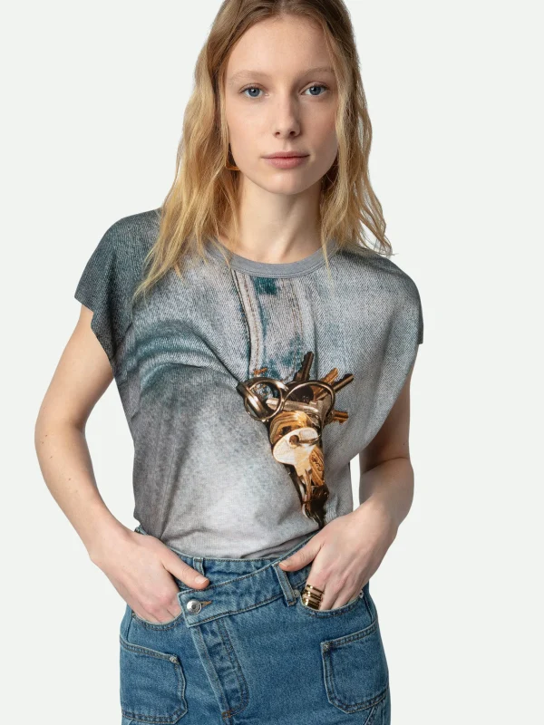 Zadig&Voltaire Cecilia T-shirt Carbone Cheap