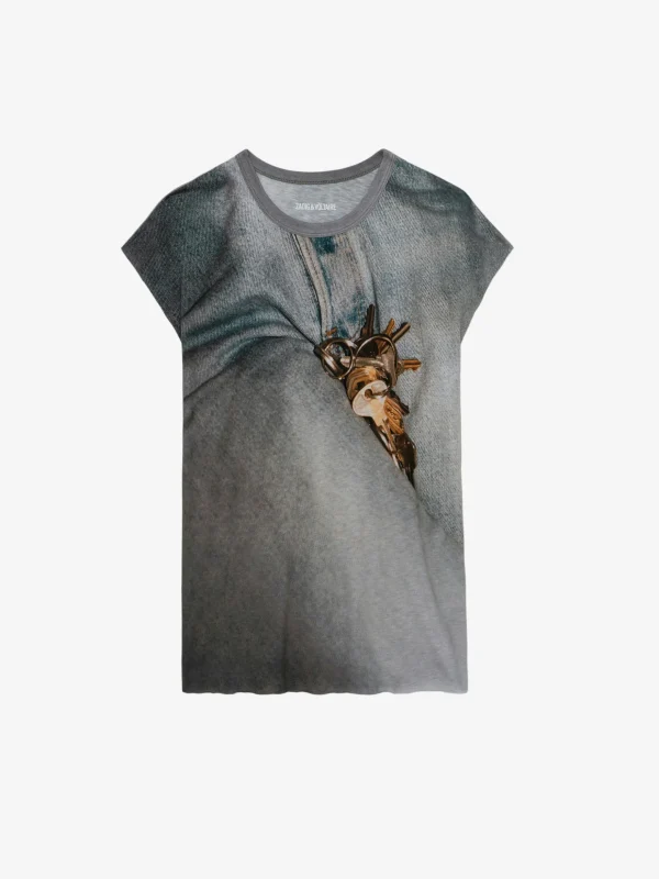 Zadig&Voltaire Cecilia T-shirt Carbone Cheap