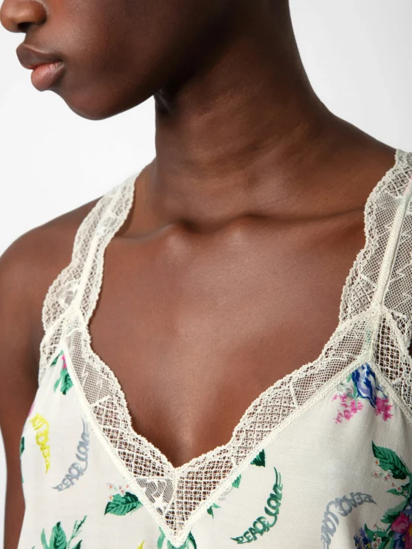 Zadig&Voltaire Chou Camisole Mastic Best Sale