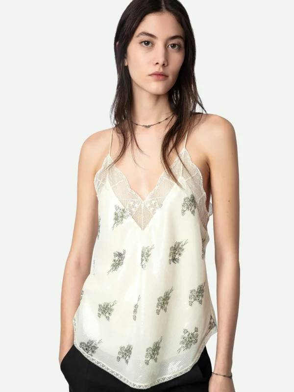 Zadig&Voltaire Christy Camisole Mastic Cheap