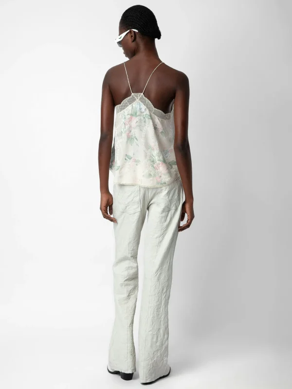 Zadig&Voltaire Christy Silk Camisole Mastic Cheap