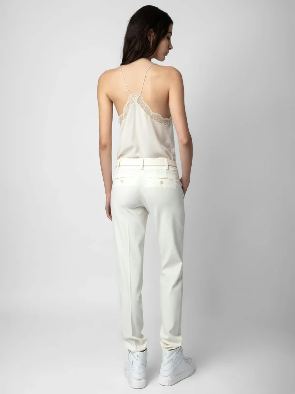 Zadig&Voltaire Christy Silk Camisole Ecru Online