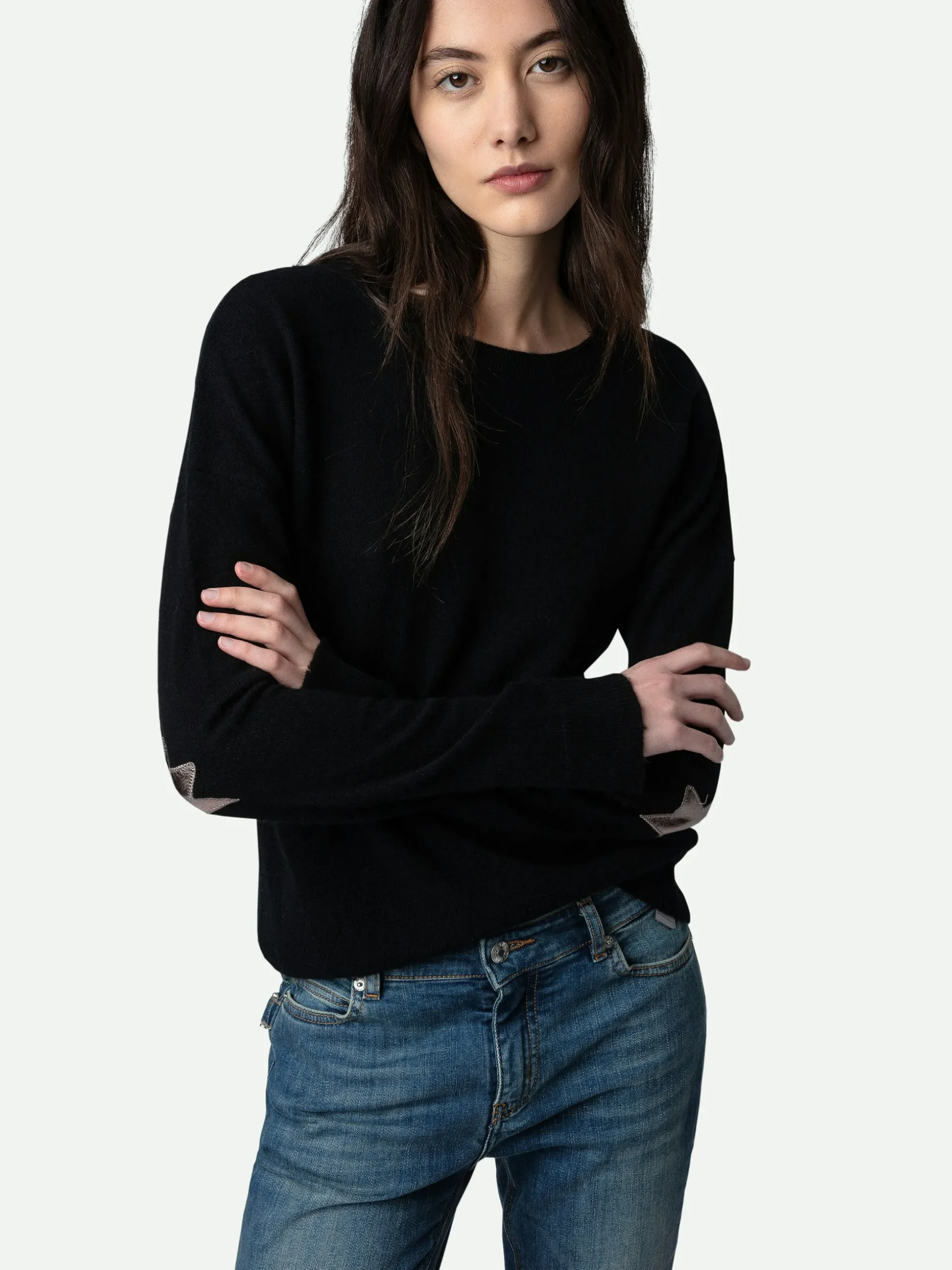 cici_patch_cashmere_sweater_3.webp Zadig&Voltaire Cici Patch Cashmere Sweater Black Outlet
