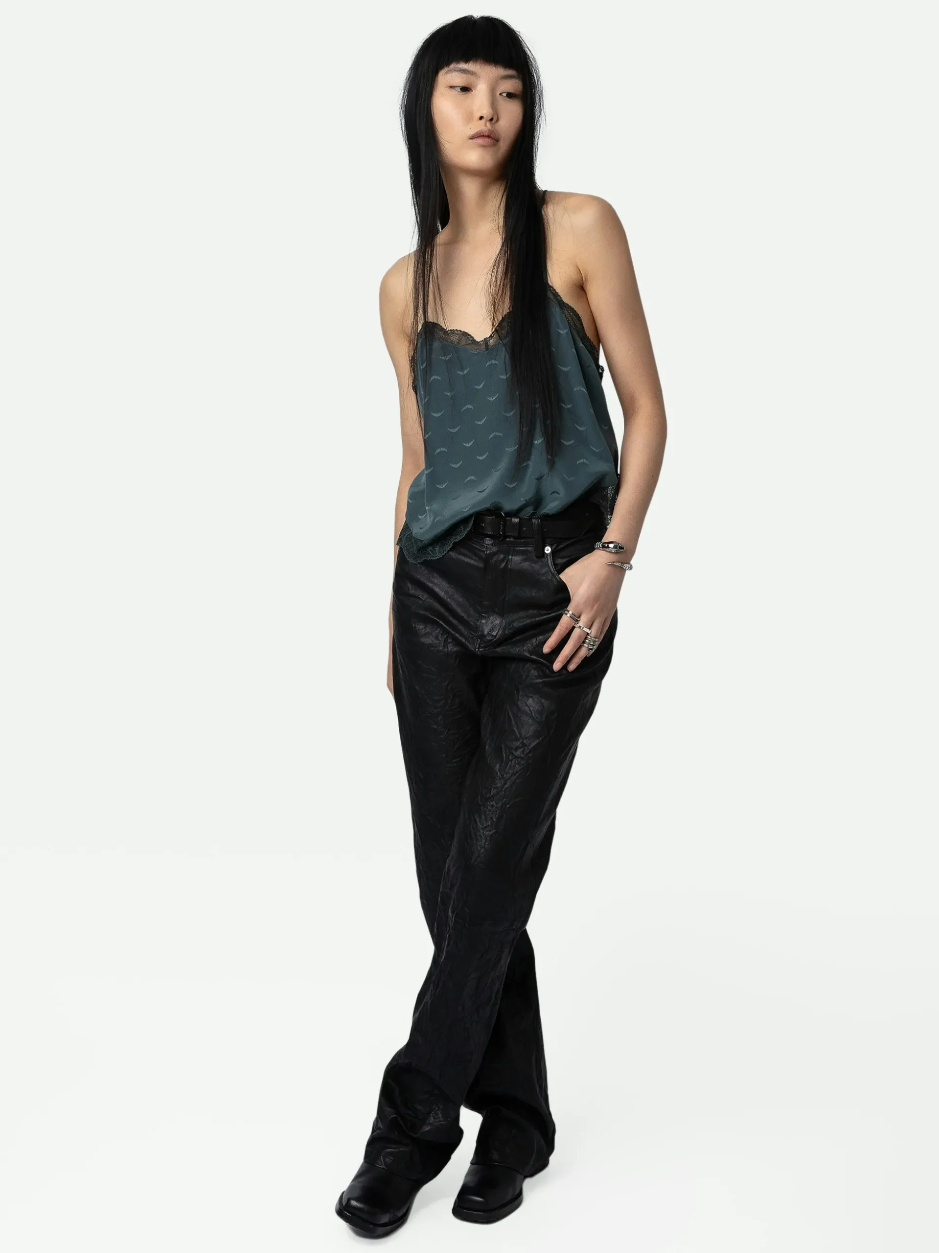 claudy_silk_jacquard_camisole_0.webp Zadig&Voltaire Claudy Silk Jacquard Camisole Nori Fashion