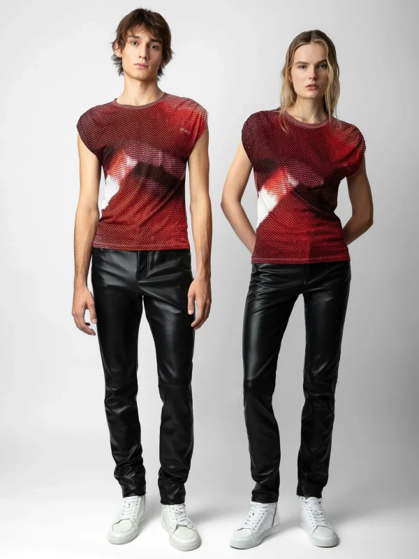 Zadig&Voltaire David Leather Pants Black Fashion