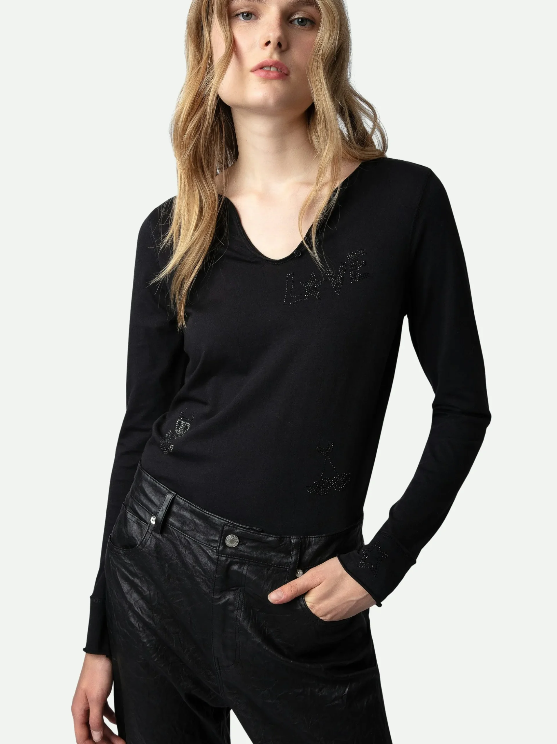 diamant_henley_top_3.webp Zadig&Voltaire Diamanté Henley Top Black Store