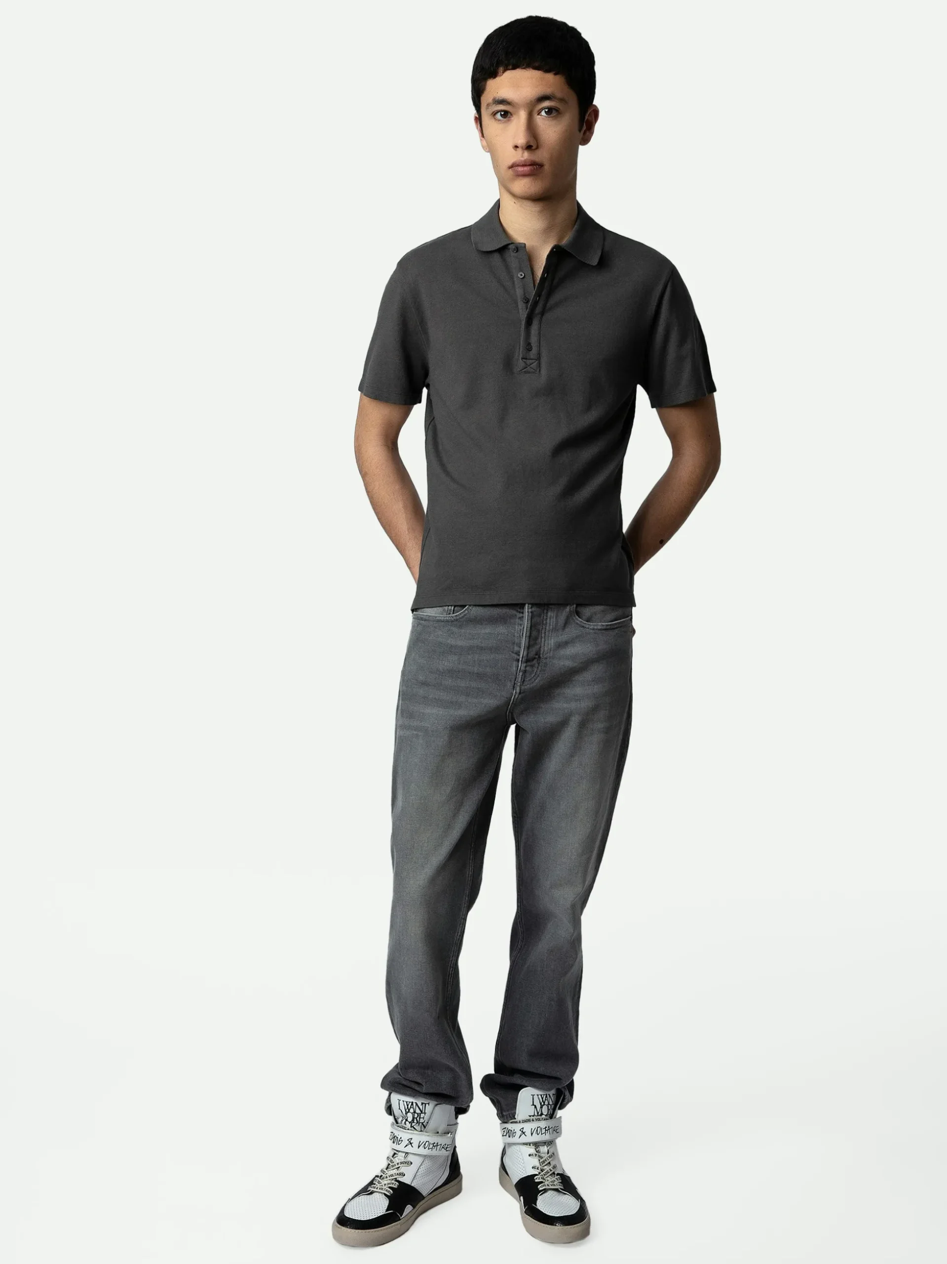 dimitri_polo_shirt_0.webp Zadig&Voltaire Dimitri Polo Shirt Carbone Fashion