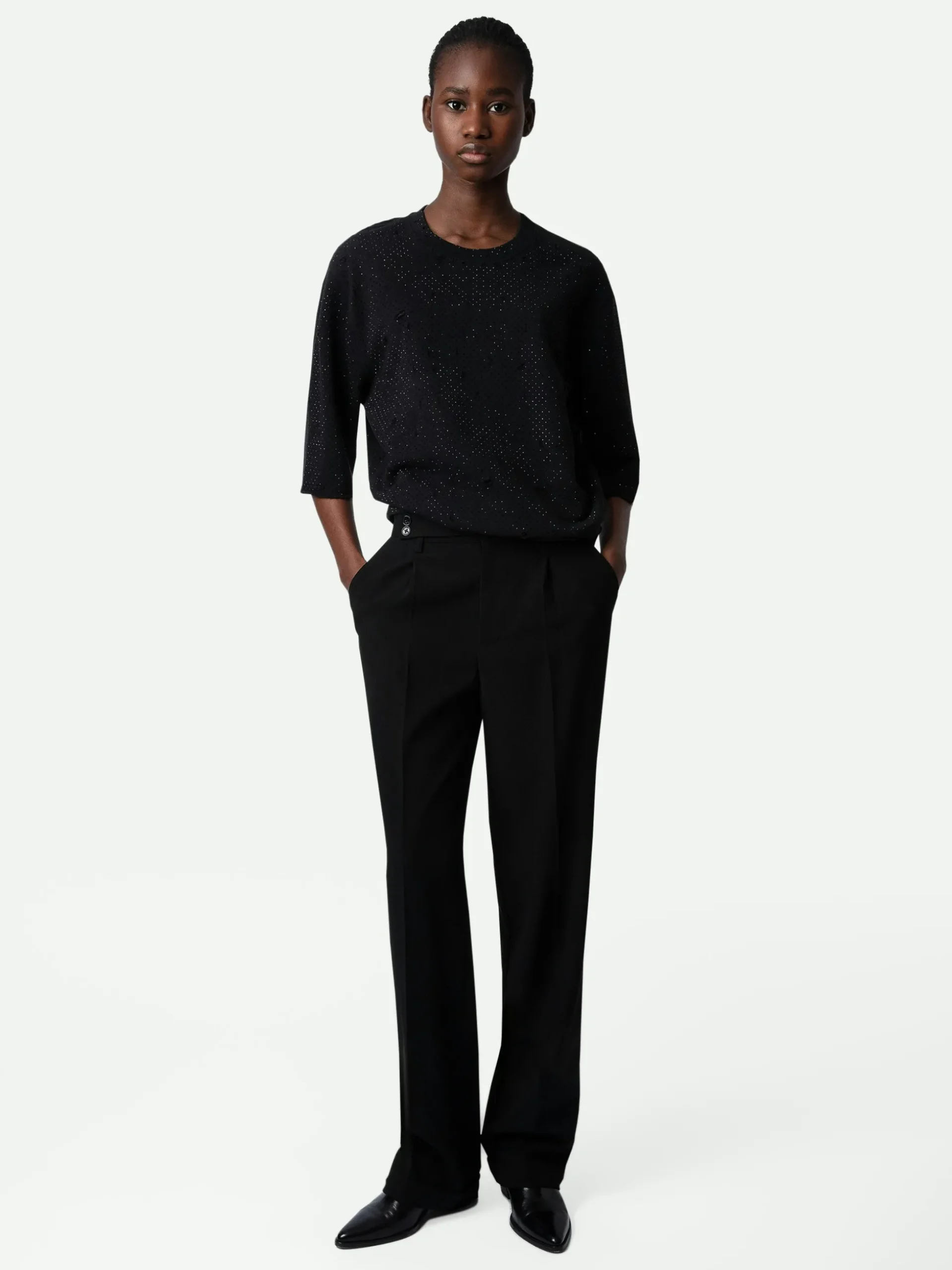 edmond_diamant_sweatshirt_0.webp Zadig&Voltaire Edmond Diamanté Sweatshirt Black Clearance