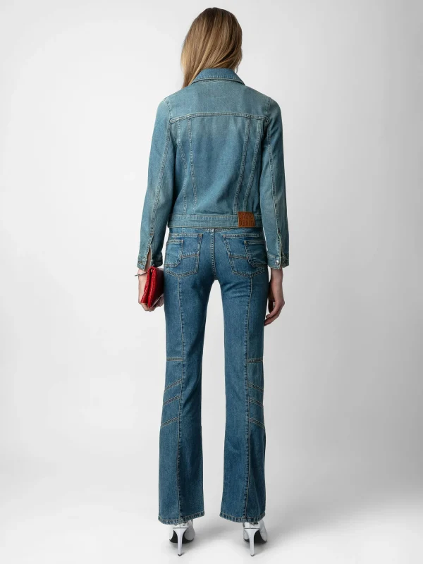 Zadig&Voltaire Elvira Jeans Light blue Clearance