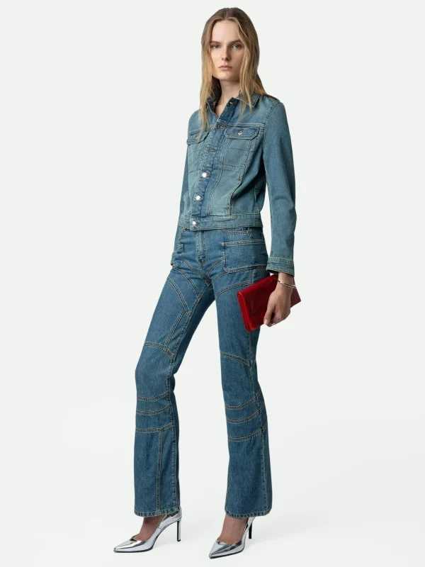 Zadig&Voltaire Elvira Jeans Light blue Clearance