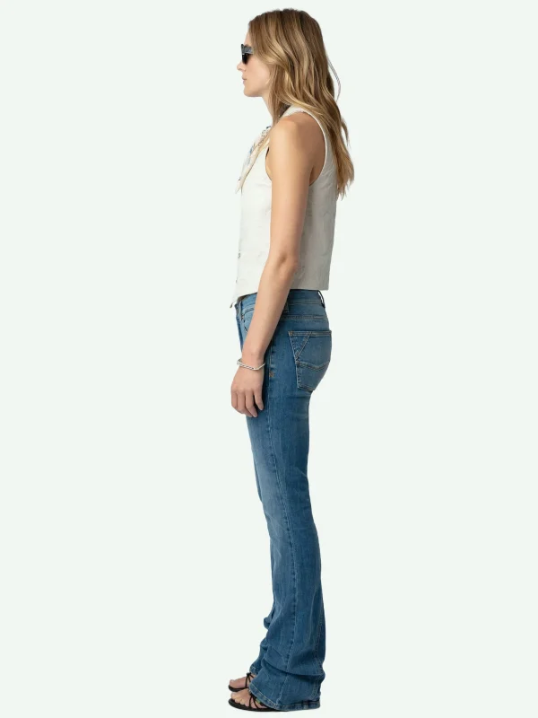 Zadig&Voltaire Emilie Crinkled Leather Vest Judo Online