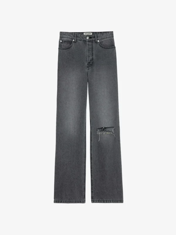 Zadig&Voltaire Evy Jeans Grey Best Sale