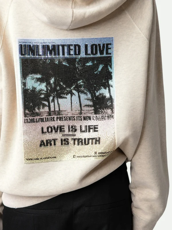Zadig&Voltaire Georgy Photoprint Hoodie Scout Cheap