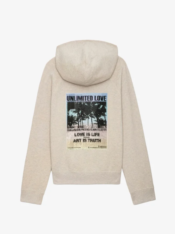 Zadig&Voltaire Georgy Photoprint Hoodie Scout Cheap