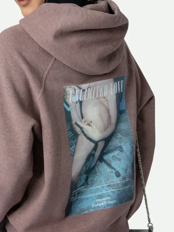 Zadig&Voltaire Georgy Photoprint Sweatshirt Primrose Cheap