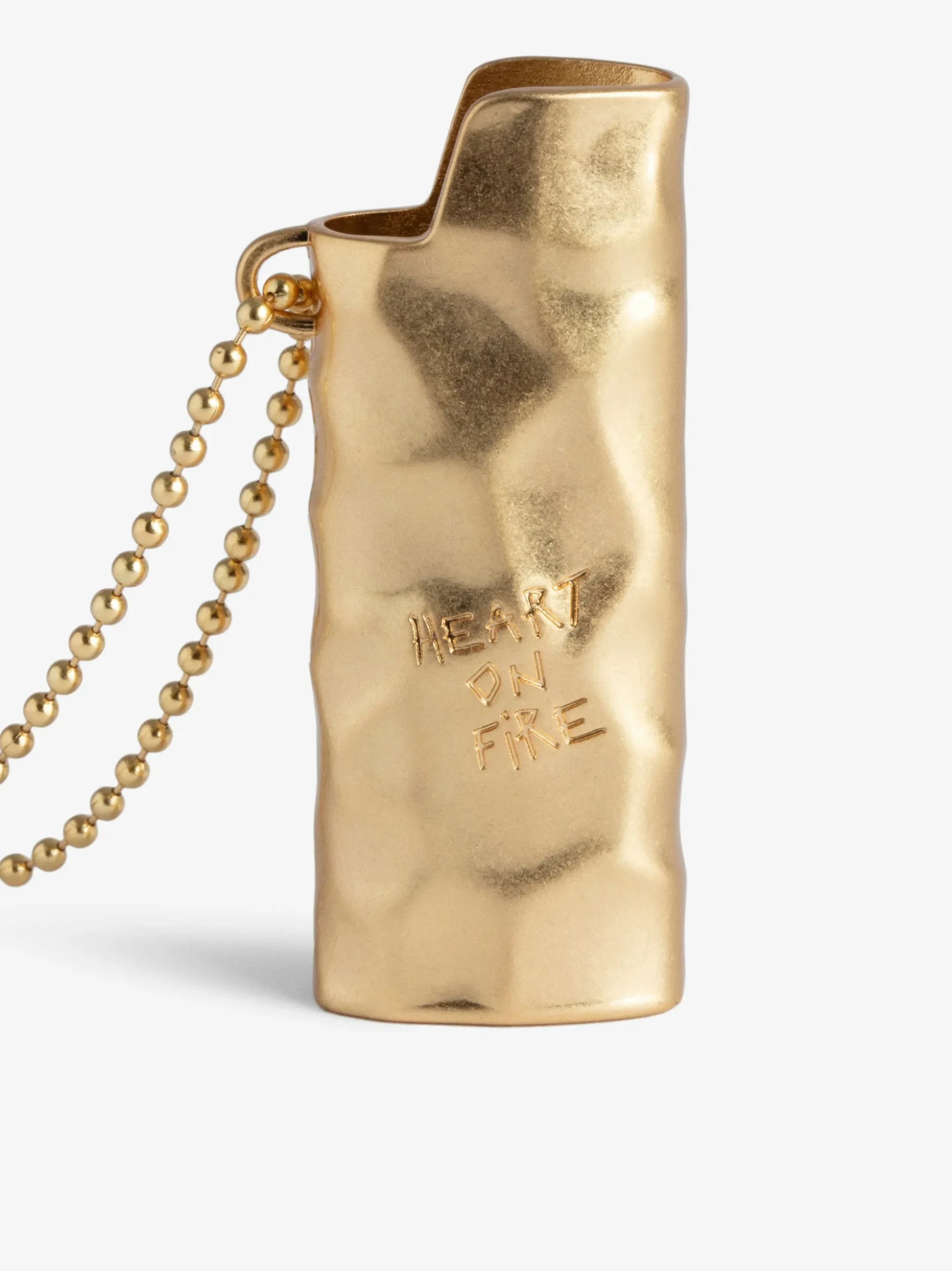 heart_on_fire_lighter_holder_2.webp Zadig&Voltaire Heart On Fire Lighter Holder Old gold Flash Sale