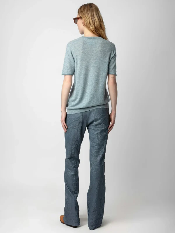 Zadig&Voltaire Ida Photoprint Cashmere Sweater Nuage Clearance