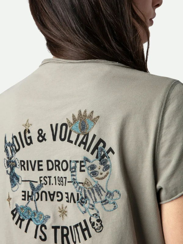 Zadig&Voltaire Insignia Henley T-shirt Trellis Shop