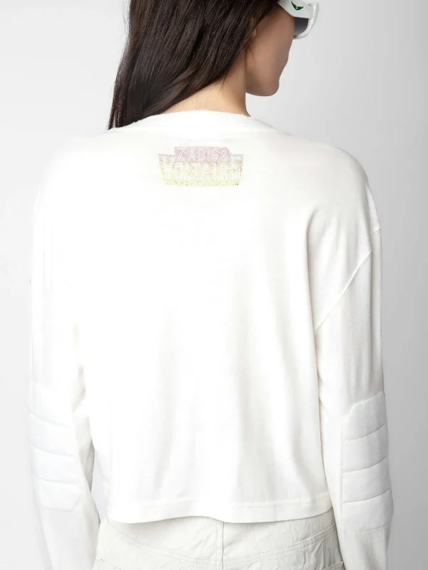 Zadig&Voltaire Iona Voltaire Diamanté T-shirt Judo Cheap