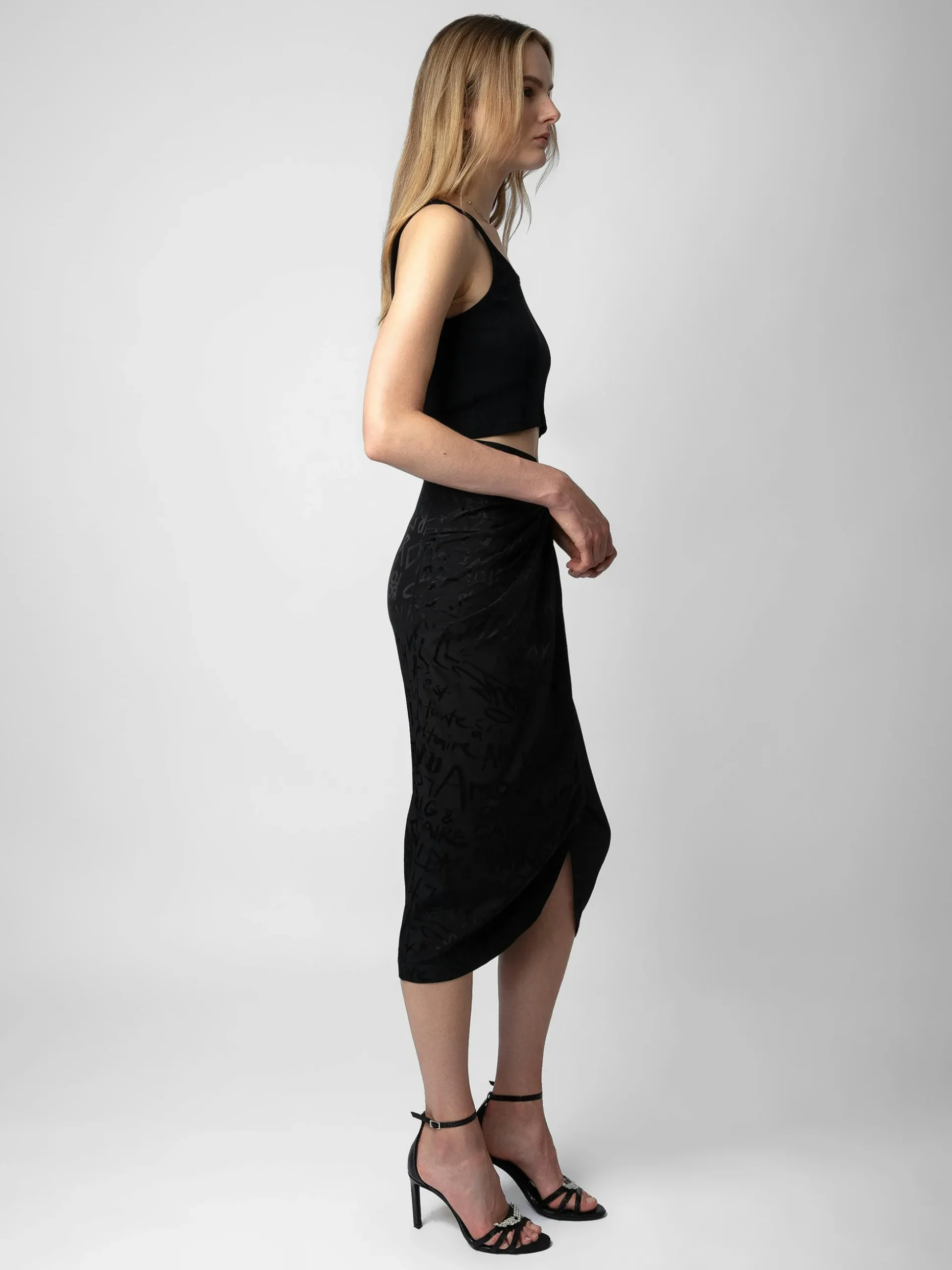 jamelia_jacquard_skirt_2.webp Zadig&Voltaire Jamelia Jacquard Skirt Black Shop