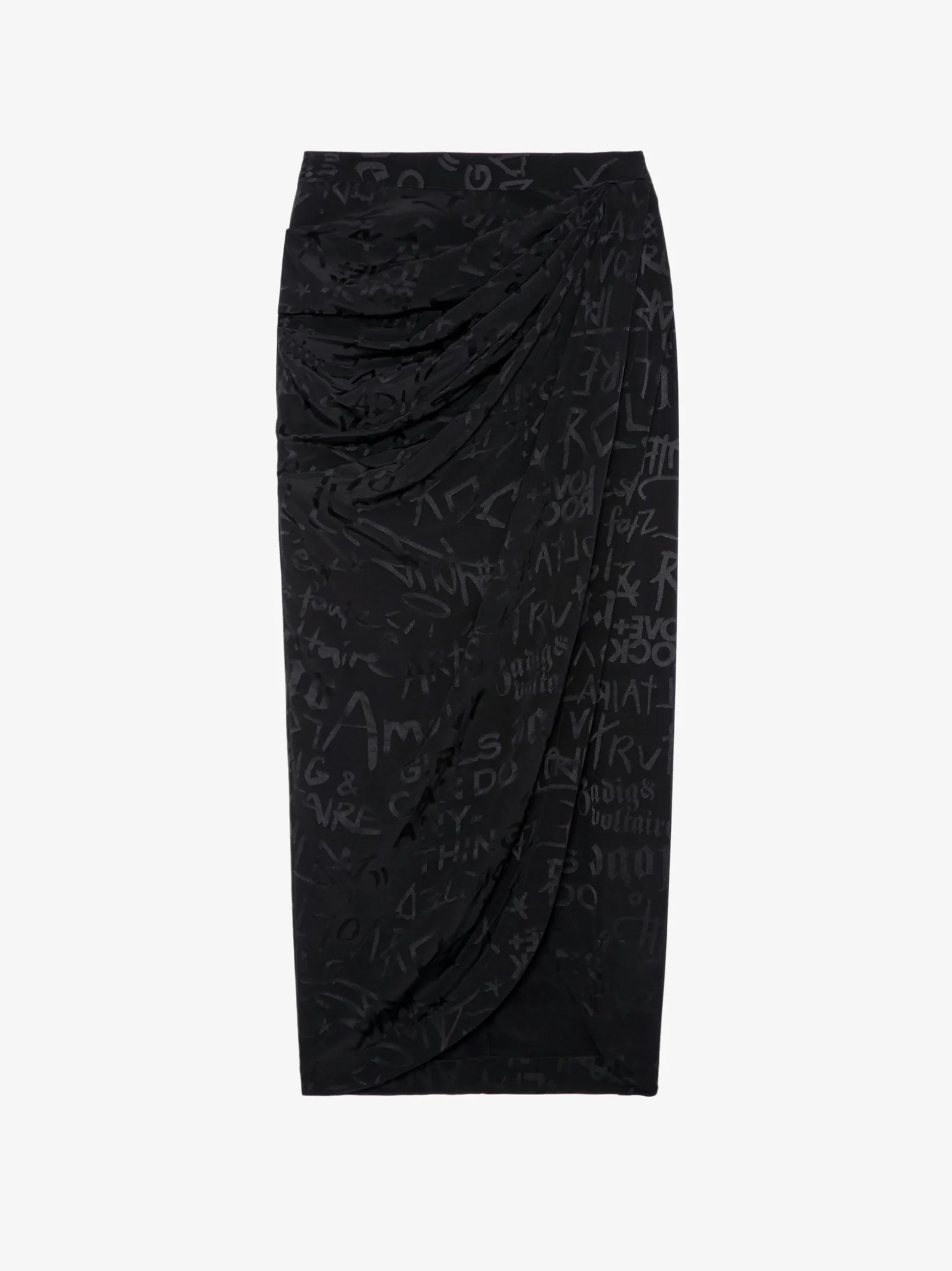 jamelia_jacquard_skirt_4.webp Zadig&Voltaire Jamelia Jacquard Skirt Black Shop