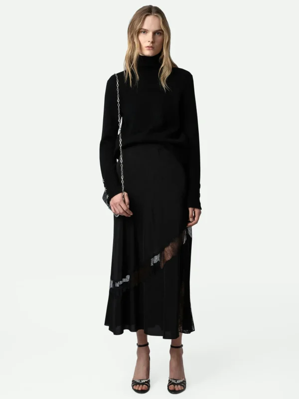 Zadig&Voltaire Jaylal Silk Skirt Black Store