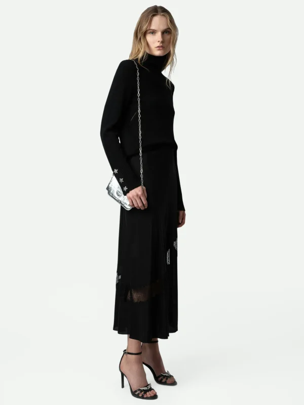 Zadig&Voltaire Jaylal Silk Skirt Black Store
