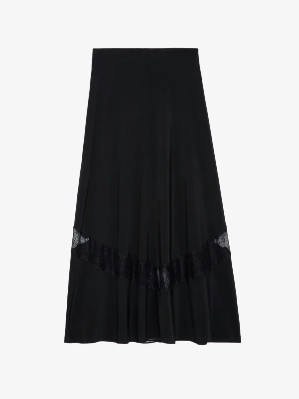 Zadig&Voltaire Jaylal Silk Skirt Black Store