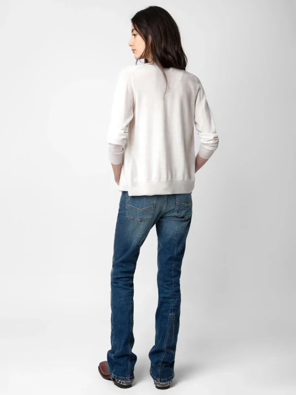 Zadig&Voltaire Jemmy Jewel Cardigan Neige Discount