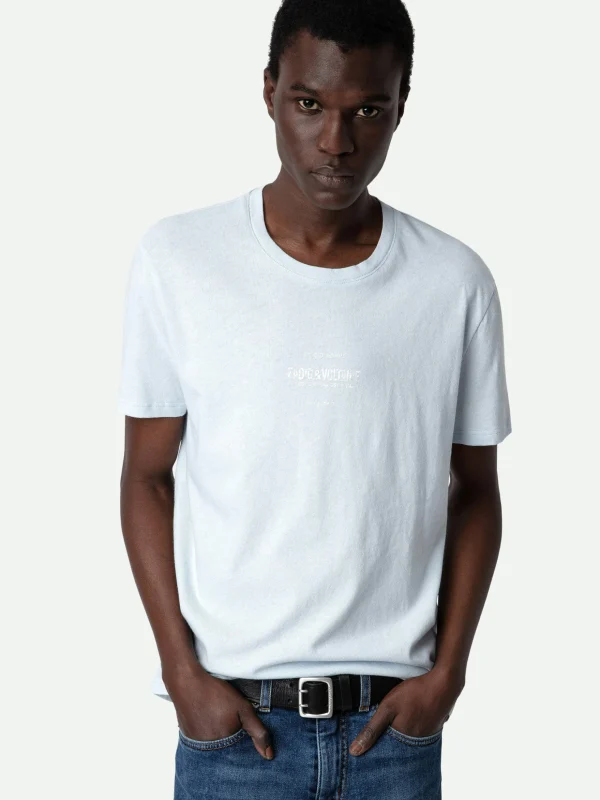 Zadig&Voltaire Jetty T-shirt Ciel Best Sale