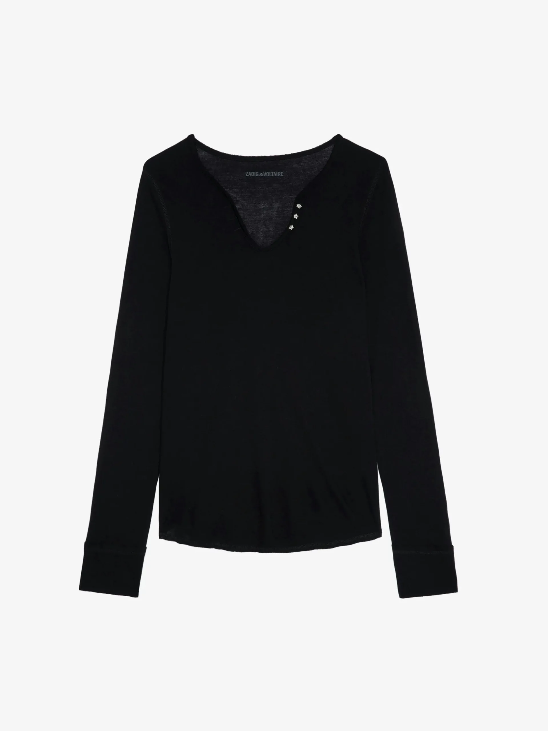 jewellery_henley_tshirt_4.webp Zadig&Voltaire Jewellery Henley T-Shirt Black New
