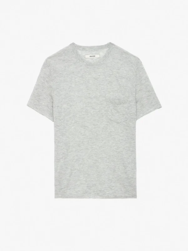 Zadig&Voltaire Jimmy Cashmere Sweater Gris chine clair Clearance
